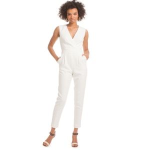 Never worn Trina Turk White jumpsuit w/pockets